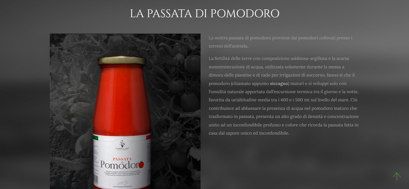 azienda cappellino passata di pomodoro